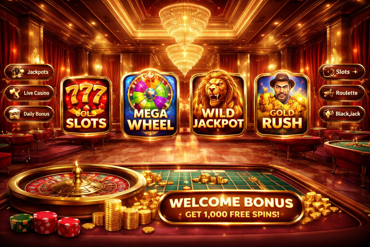 Vista general de la plataforma AZTECA777 Casino con juegos de casino en México